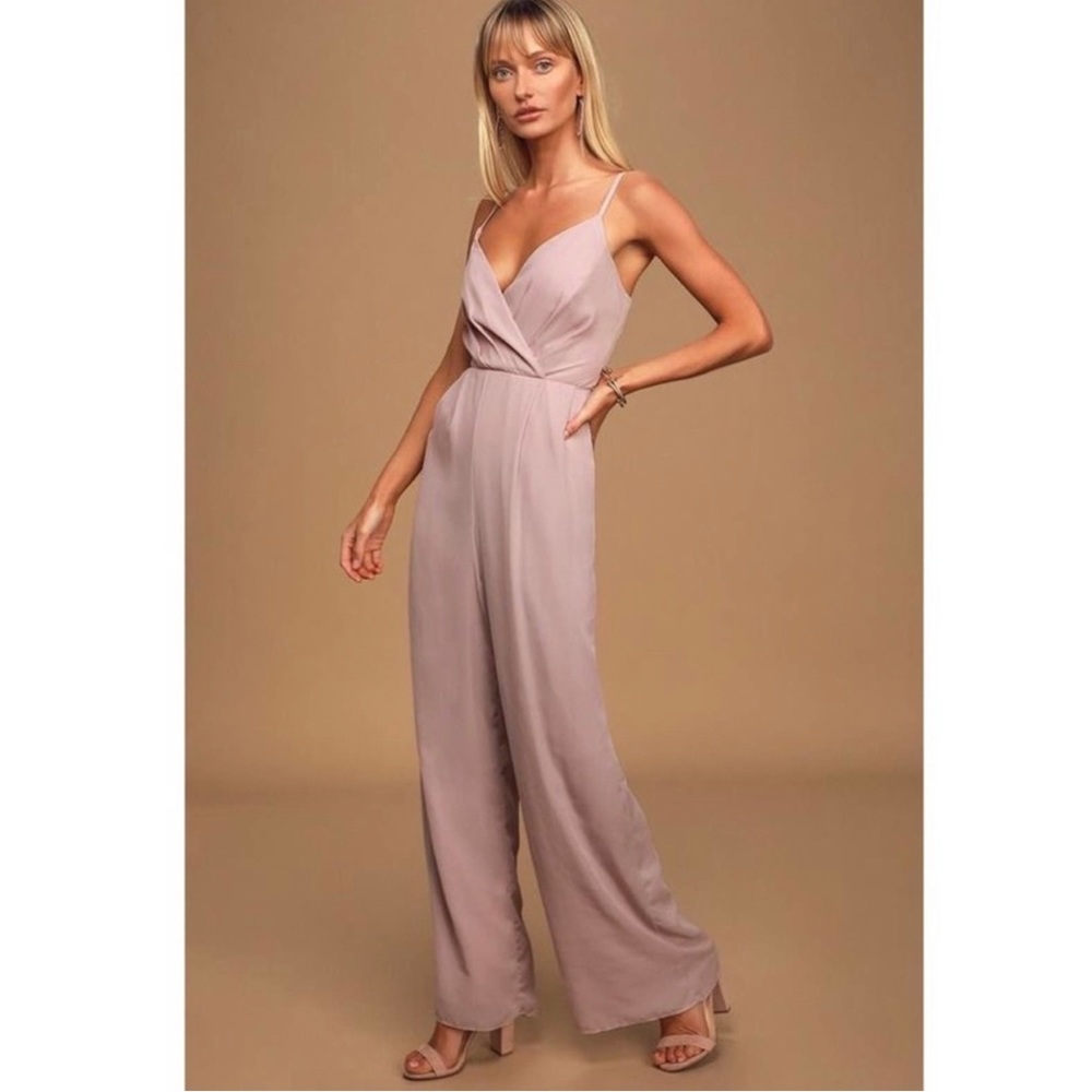 Lulu's Mauve Jumpsuit